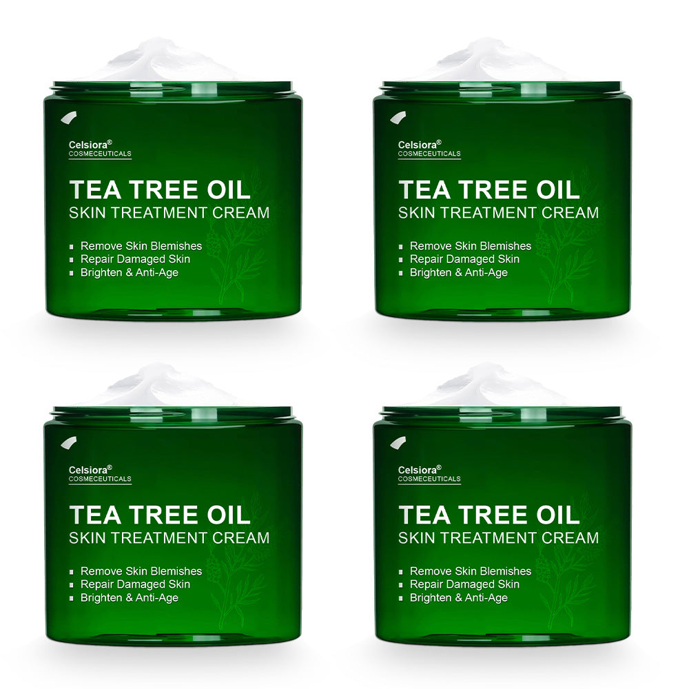 ✅Celsiora® Hudbehandlingskrem med tea tree-olje: Fjerner hudflekker, reparerer skadet hud, lysner huden og gir anti-aldring pleie ❤️‍🔥